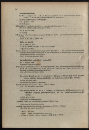 Verordnungsblatt für die Kaiserlich-Königliche Landwehr 19080208 Seite: 4