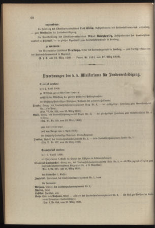 Verordnungsblatt für die Kaiserlich-Königliche Landwehr 19080328 Seite: 2