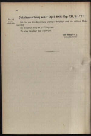 Verordnungsblatt für die Kaiserlich-Königliche Landwehr 19080418 Seite: 8