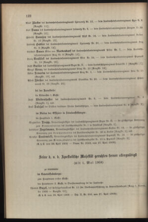 Verordnungsblatt für die Kaiserlich-Königliche Landwehr 19080429 Seite: 12