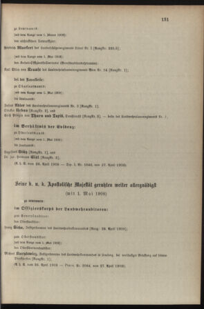 Verordnungsblatt für die Kaiserlich-Königliche Landwehr 19080429 Seite: 21