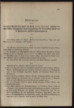 Verordnungsblatt für die Kaiserlich-Königliche Landwehr 19080818 Seite: 7