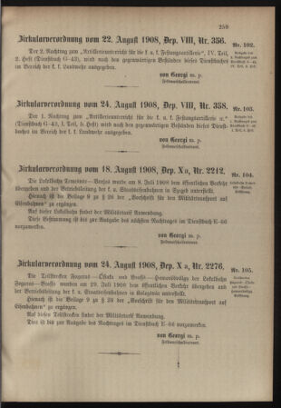 Verordnungsblatt für die Kaiserlich-Königliche Landwehr 19080828 Seite: 7