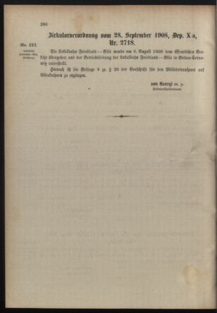 Verordnungsblatt für die Kaiserlich-Königliche Landwehr 19081008 Seite: 8