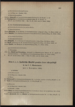 Verordnungsblatt für die Kaiserlich-Königliche Landwehr 19081031 Seite: 19