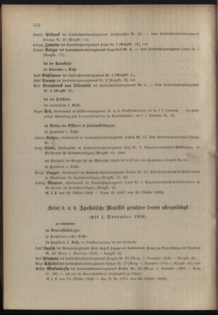 Verordnungsblatt für die Kaiserlich-Königliche Landwehr 19081031 Seite: 8