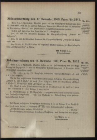 Verordnungsblatt für die Kaiserlich-Königliche Landwehr 19081118 Seite: 51