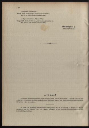 Verordnungsblatt für die Kaiserlich-Königliche Landwehr 19081124 Seite: 50