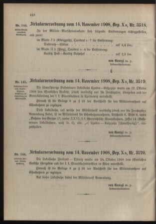 Verordnungsblatt für die Kaiserlich-Königliche Landwehr 19081128 Seite: 6