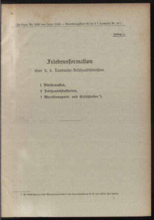 Verordnungsblatt für die Kaiserlich-Königliche Landwehr 19081224 Seite: 13