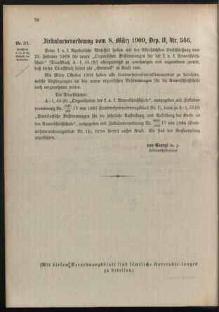 Verordnungsblatt für die Kaiserlich-Königliche Landwehr 19090312 Seite: 2