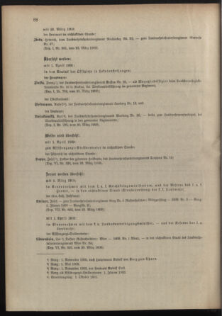 Verordnungsblatt für die Kaiserlich-Königliche Landwehr 19090327 Seite: 2