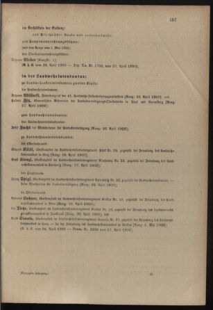 Verordnungsblatt für die Kaiserlich-Königliche Landwehr 19090428 Seite: 27