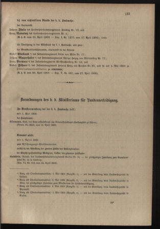 Verordnungsblatt für die Kaiserlich-Königliche Landwehr 19090428 Seite: 3