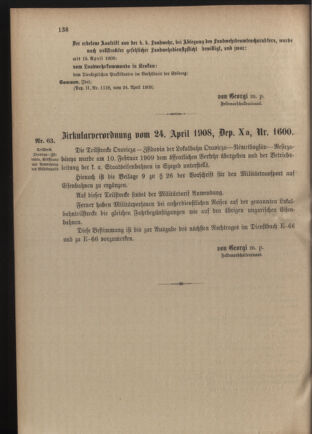 Verordnungsblatt für die Kaiserlich-Königliche Landwehr 19090428 Seite: 8