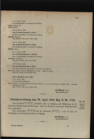 Verordnungsblatt für die Kaiserlich-Königliche Landwehr 19090508 Seite: 9