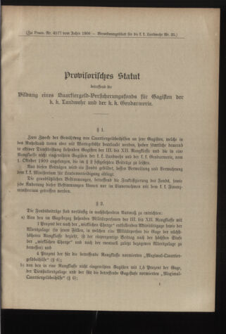 Verordnungsblatt für die Kaiserlich-Königliche Landwehr 19090925 Seite: 5