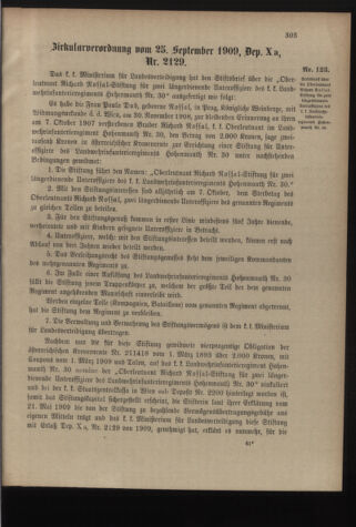 Verordnungsblatt für die Kaiserlich-Königliche Landwehr 19090928 Seite: 11