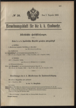 Verordnungsblatt für die Kaiserlich-Königliche Landwehr