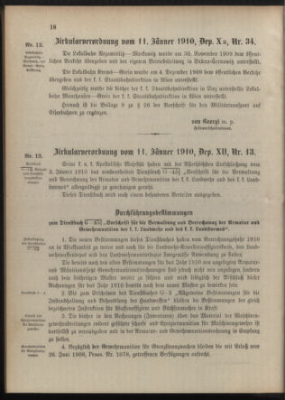 Verordnungsblatt für die Kaiserlich-Königliche Landwehr 19100118 Seite: 10