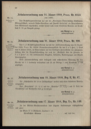 Verordnungsblatt für die Kaiserlich-Königliche Landwehr 19100128 Seite: 6