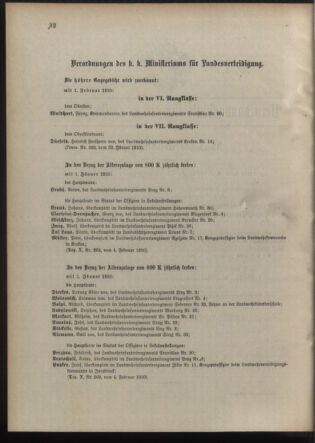 Verordnungsblatt für die Kaiserlich-Königliche Landwehr 19100208 Seite: 2