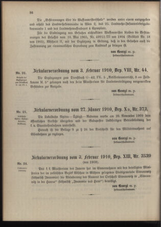 Verordnungsblatt für die Kaiserlich-Königliche Landwehr 19100208 Seite: 6