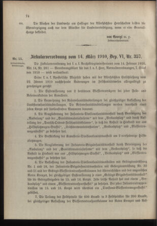 Verordnungsblatt für die Kaiserlich-Königliche Landwehr 19100318 Seite: 10