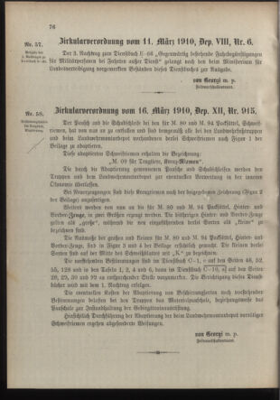 Verordnungsblatt für die Kaiserlich-Königliche Landwehr 19100318 Seite: 12