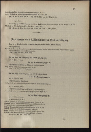 Verordnungsblatt für die Kaiserlich-Königliche Landwehr 19100318 Seite: 3