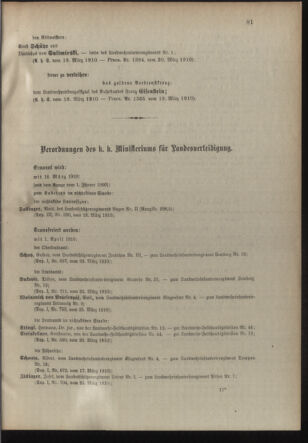 Verordnungsblatt für die Kaiserlich-Königliche Landwehr 19100330 Seite: 3