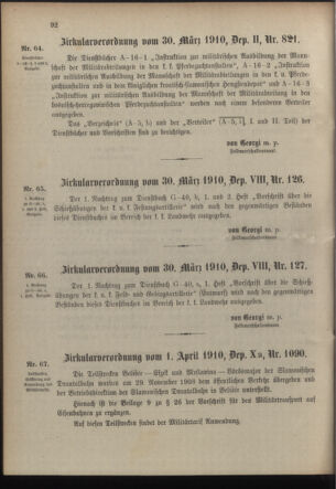 Verordnungsblatt für die Kaiserlich-Königliche Landwehr 19100408 Seite: 6