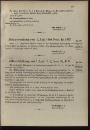 Verordnungsblatt für die Kaiserlich-Königliche Landwehr 19100418 Seite: 7