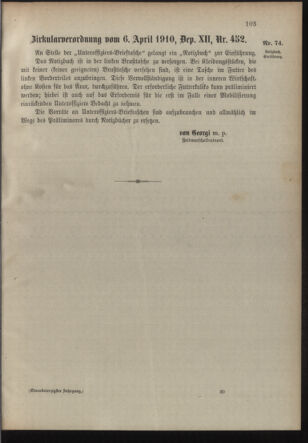 Verordnungsblatt für die Kaiserlich-Königliche Landwehr 19100418 Seite: 9