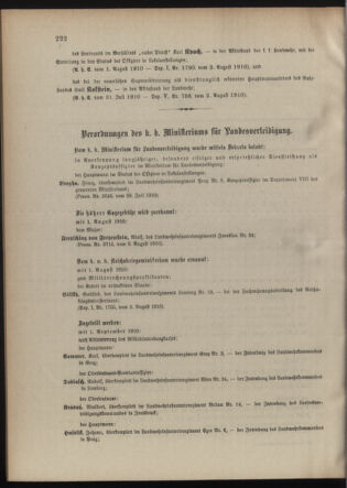 Verordnungsblatt für die Kaiserlich-Königliche Landwehr 19100809 Seite: 2