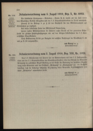 Verordnungsblatt für die Kaiserlich-Königliche Landwehr 19100818 Seite: 10