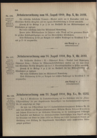 Verordnungsblatt für die Kaiserlich-Königliche Landwehr 19100829 Seite: 6