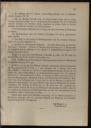 Verordnungsblatt für die Kaiserlich-Königliche Landwehr 19100829 Seite: 7