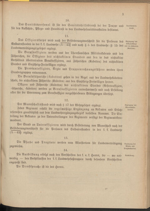 Verordnungsblatt für die Kaiserlich-Königliche Landwehr 19100921 Seite: 13