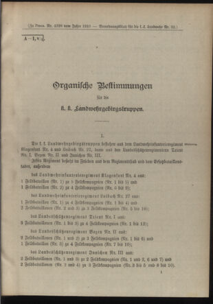 Verordnungsblatt für die Kaiserlich-Königliche Landwehr 19100921 Seite: 3