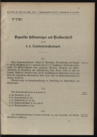 Verordnungsblatt für die Kaiserlich-Königliche Landwehr 19101014 Seite: 7