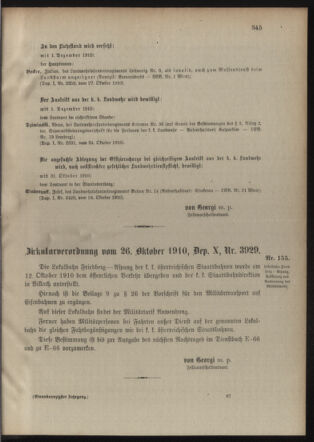 Verordnungsblatt für die Kaiserlich-Königliche Landwehr 19101031 Seite: 5