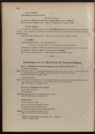 Verordnungsblatt für die Kaiserlich-Königliche Landwehr 19101207 Seite: 2