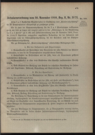 Verordnungsblatt für die Kaiserlich-Königliche Landwehr 19101207 Seite: 7