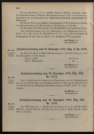 Verordnungsblatt für die Kaiserlich-Königliche Landwehr 19101207 Seite: 8