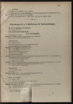 Verordnungsblatt für die Kaiserlich-Königliche Landwehr 19101229 Seite: 3