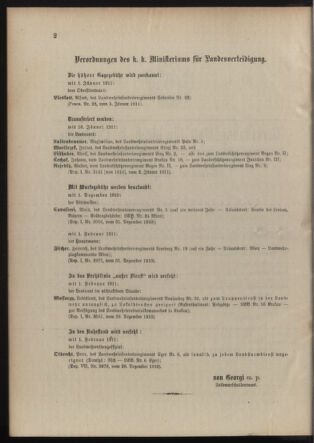 Verordnungsblatt für die Kaiserlich-Königliche Landwehr 19110107 Seite: 2