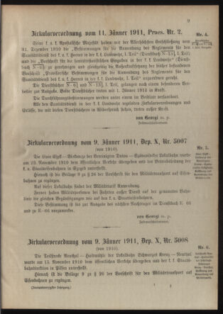 Verordnungsblatt für die Kaiserlich-Königliche Landwehr 19110118 Seite: 5