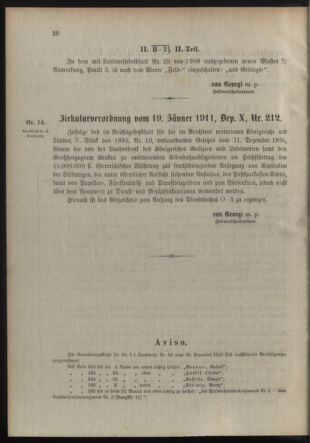 Verordnungsblatt für die Kaiserlich-Königliche Landwehr 19110128 Seite: 10