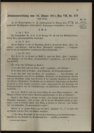 Verordnungsblatt für die Kaiserlich-Königliche Landwehr 19110128 Seite: 9